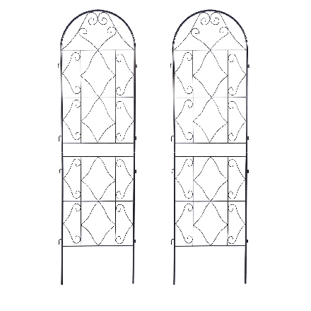 2x Podpera na rastliny 190x55 cm - geometrický vzor - Cultivo