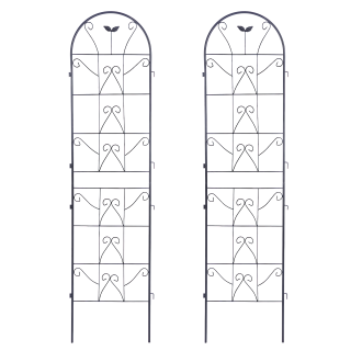 2x Podpera na rastliny 190x55 cm - kvetinový vzor - Cultivo