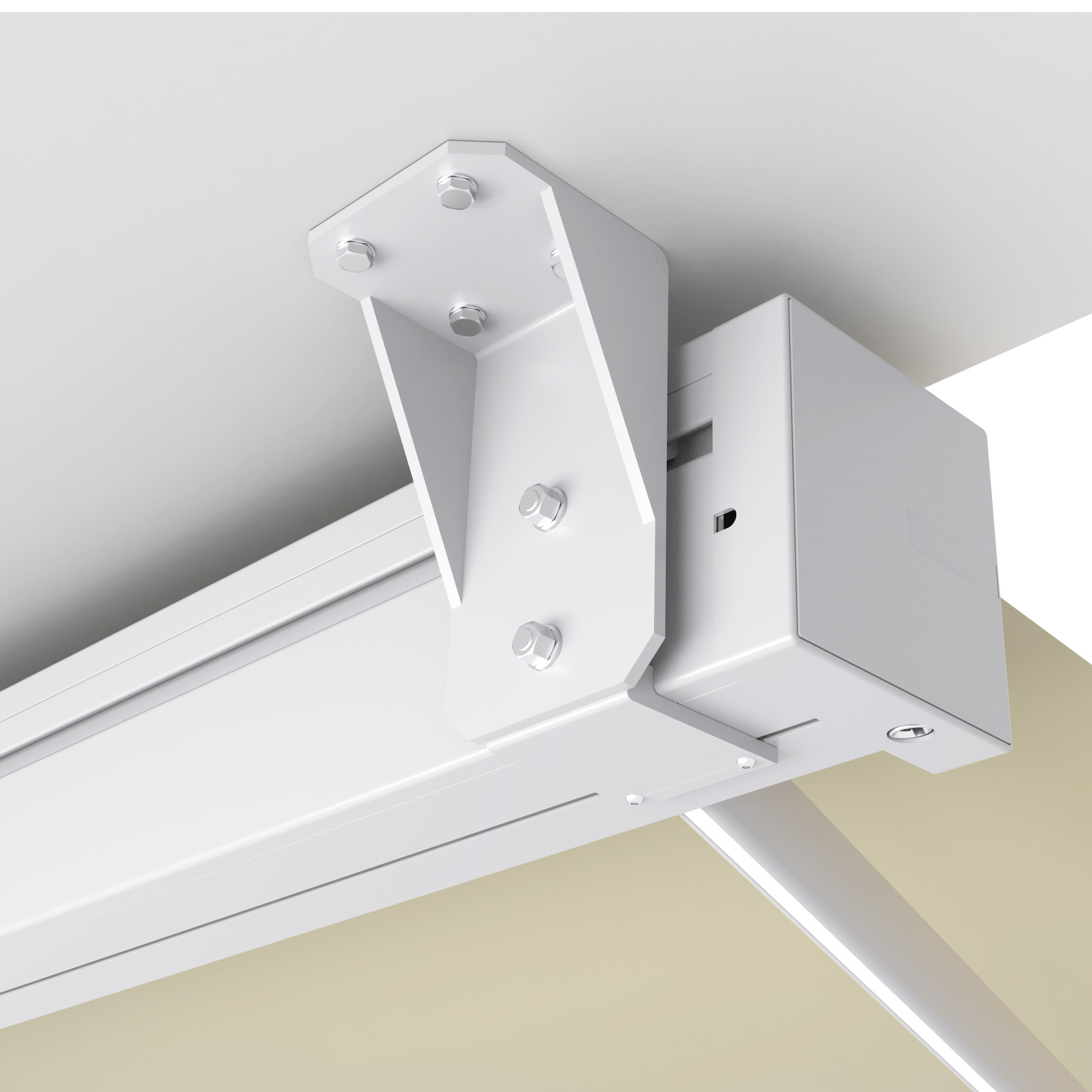 Stropný úchyt pre markízu DELUXE, svetlosivý - Gutroof