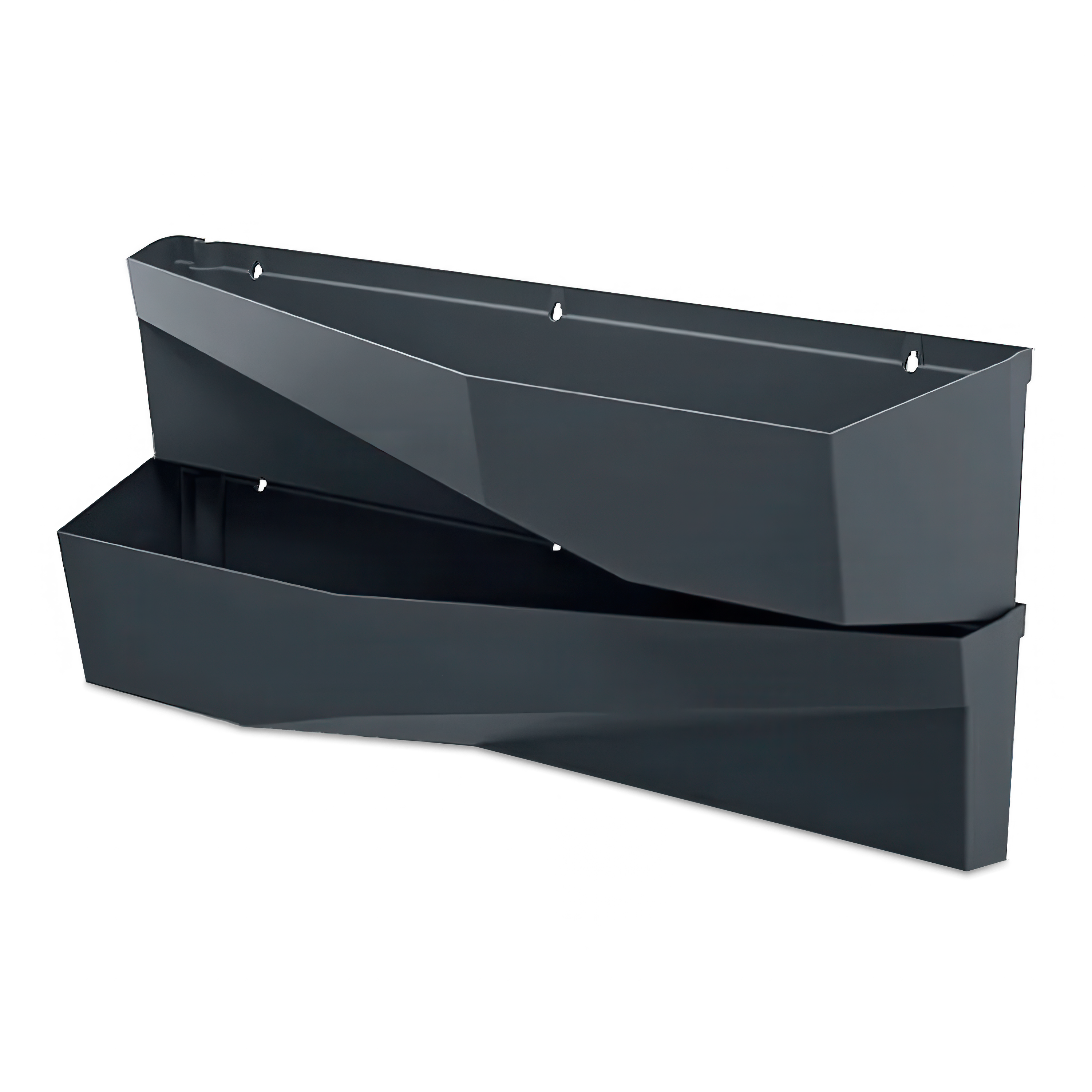 Čierny kvetináč na budovanie vertikálnej záhrady od spoločnosti prosperplast