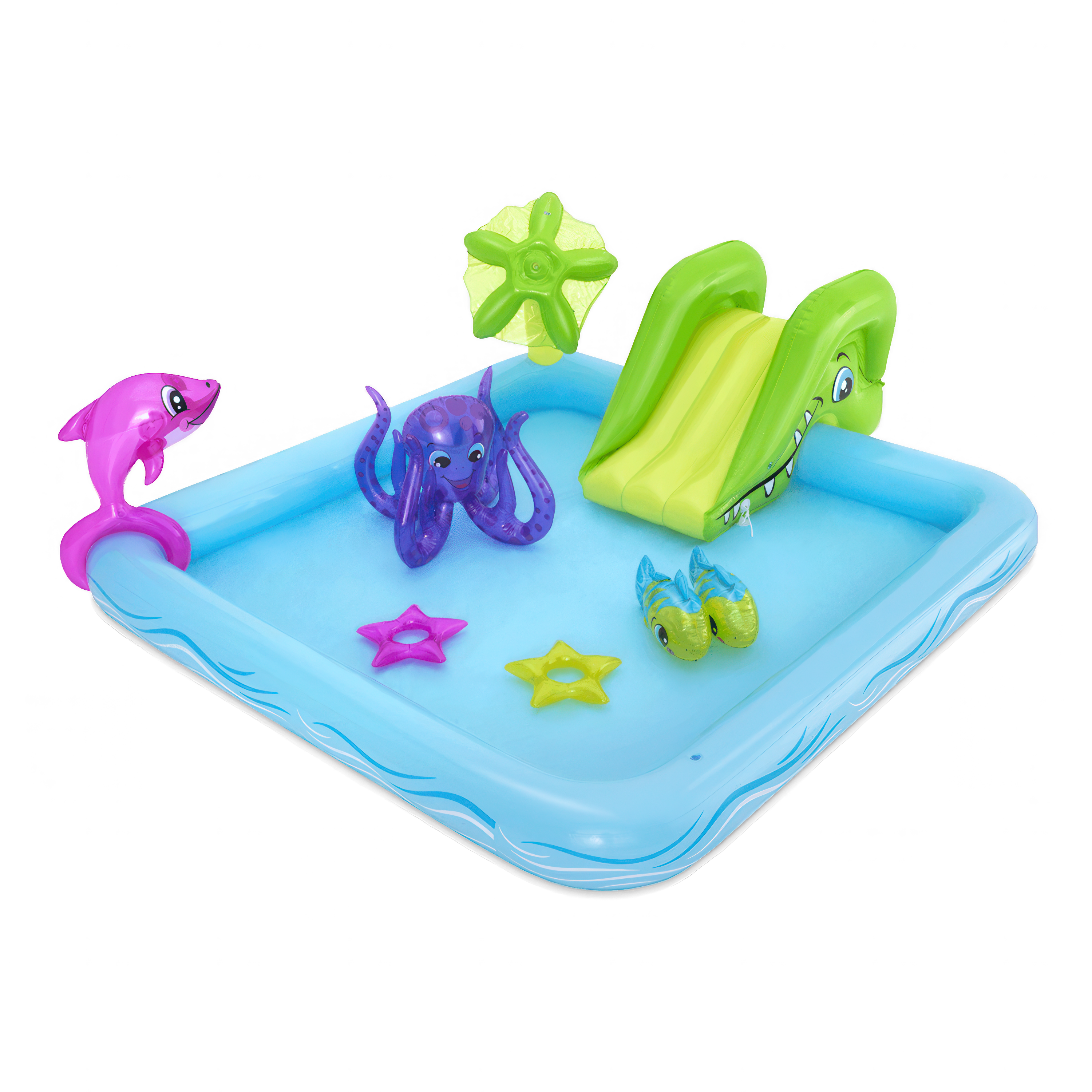 Fantastické vodné ihrisko Aquarium 2,4 x 2 x 0,86 m - BESTWAY 53052