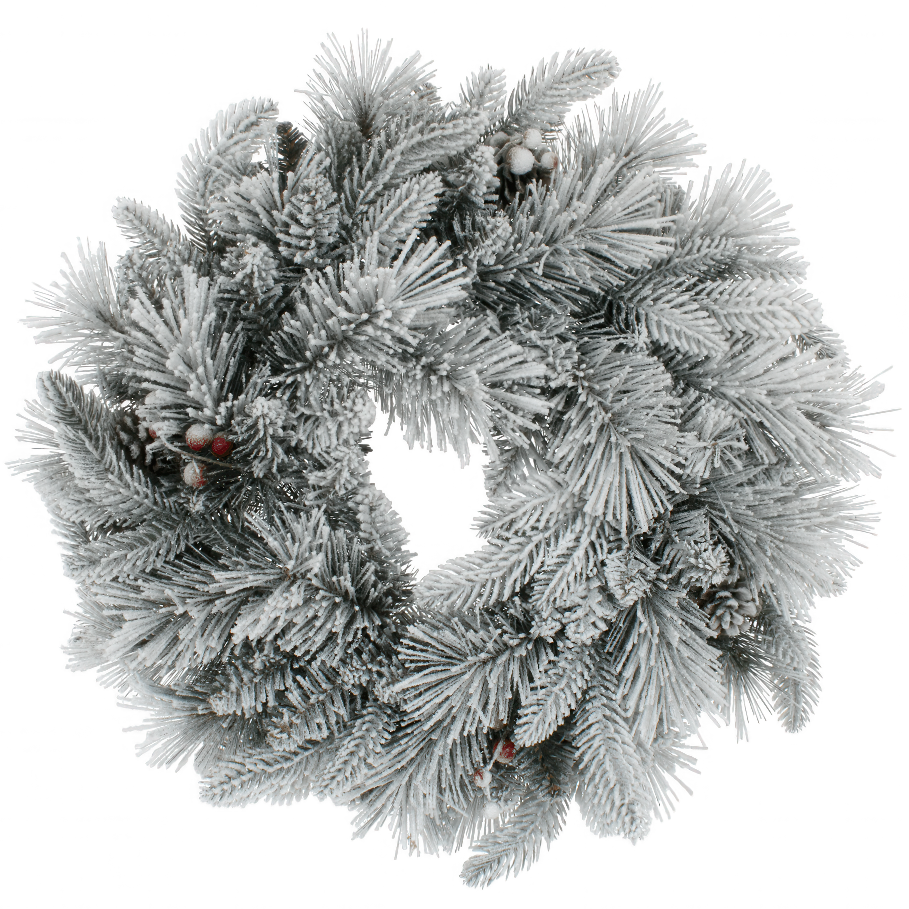 Smrekový veniec so zdobením CRYSTAL, priemer 60 cm