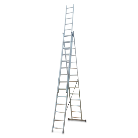 Multifunkčný hliníkový rebrík Solid Master 3x14 - Hardmaister