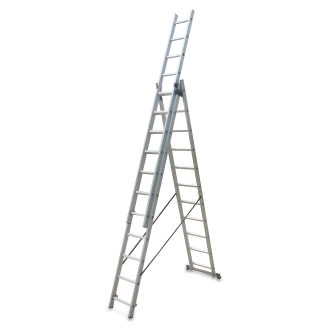 Wielofunkcyjna drabina aluminiowa do ogrodu Solid Maxi 3x11 - Hardmaister