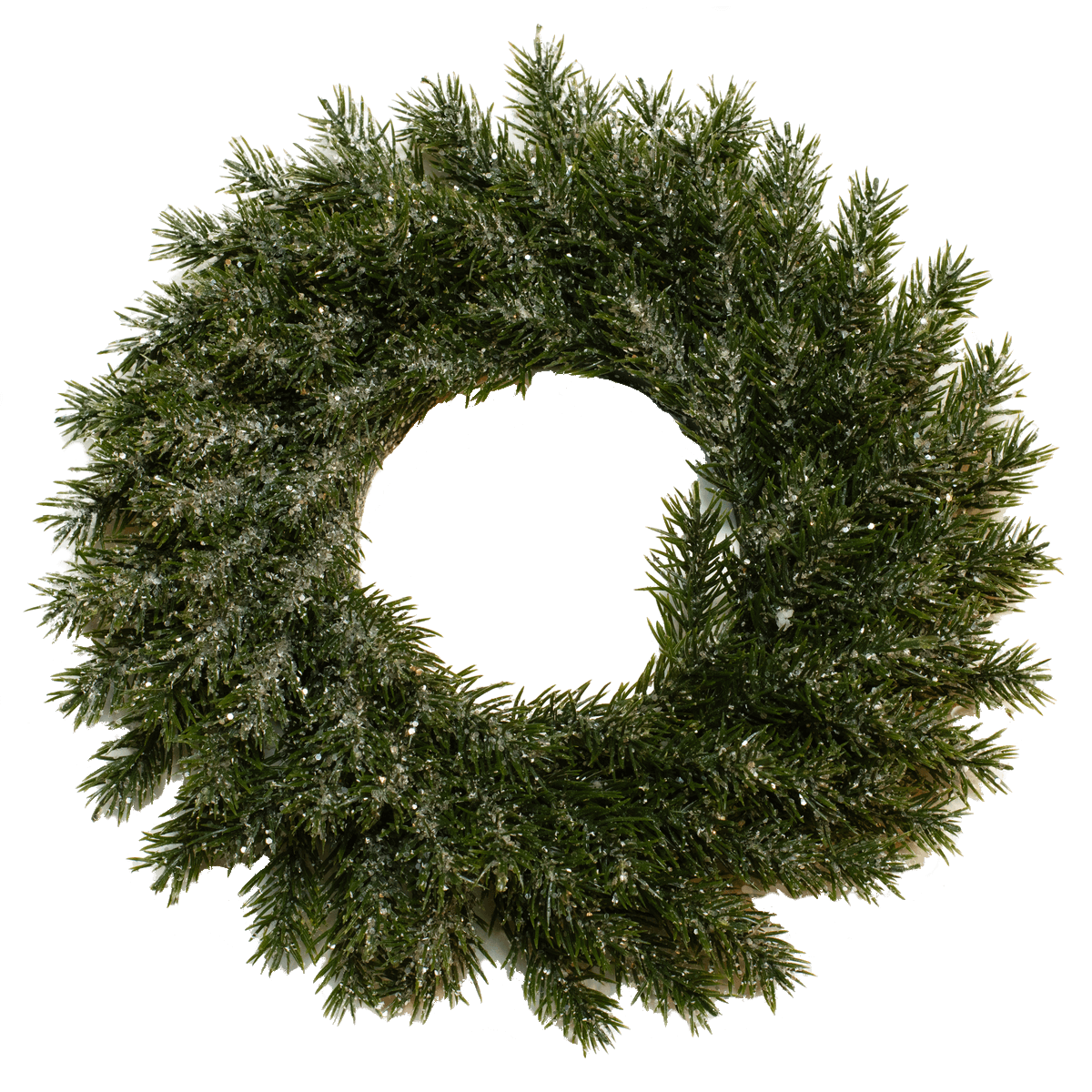 Veniec WINTALL, matný smrek s trblietkami, priemer 34 cm