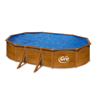 Celoročný záhradný bazén Gre PACIFIC 610cm x 375cm x 120cm