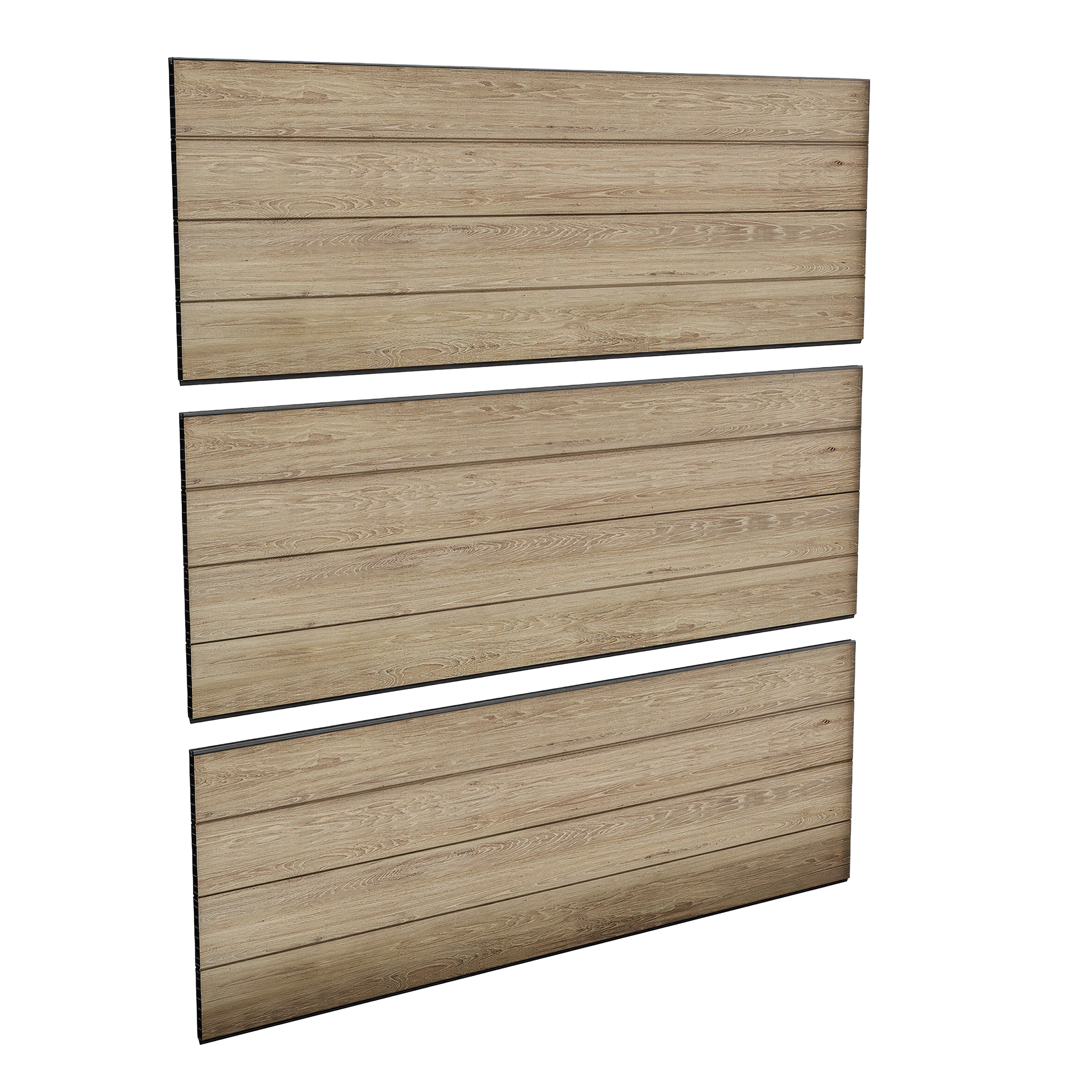 Sada 3 plotových panelov DECO Ashwood - Keter