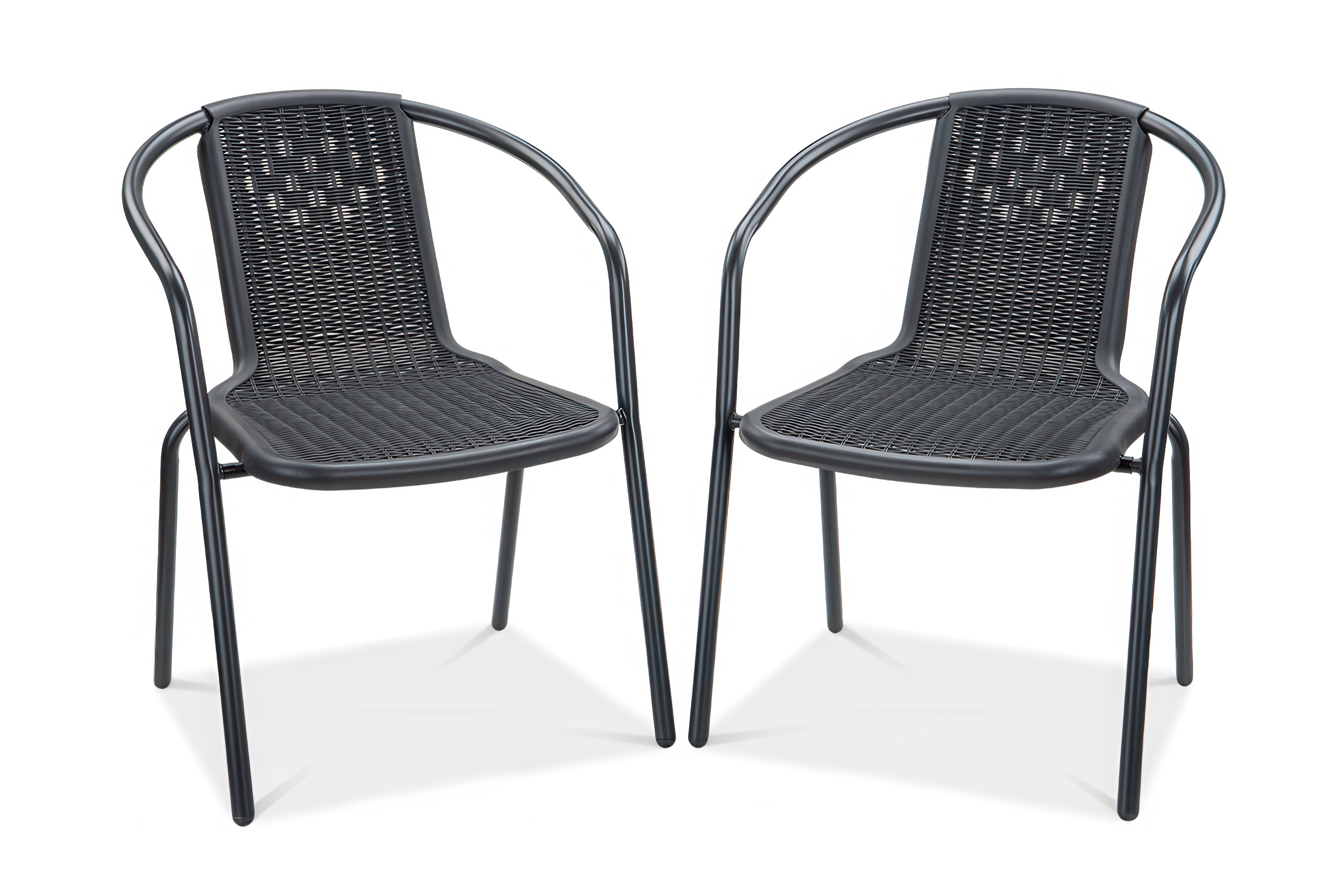 Zestaw krzeseł ogrodowych Simple Graphite 2 sztuki Focus Garden bez tła PNG