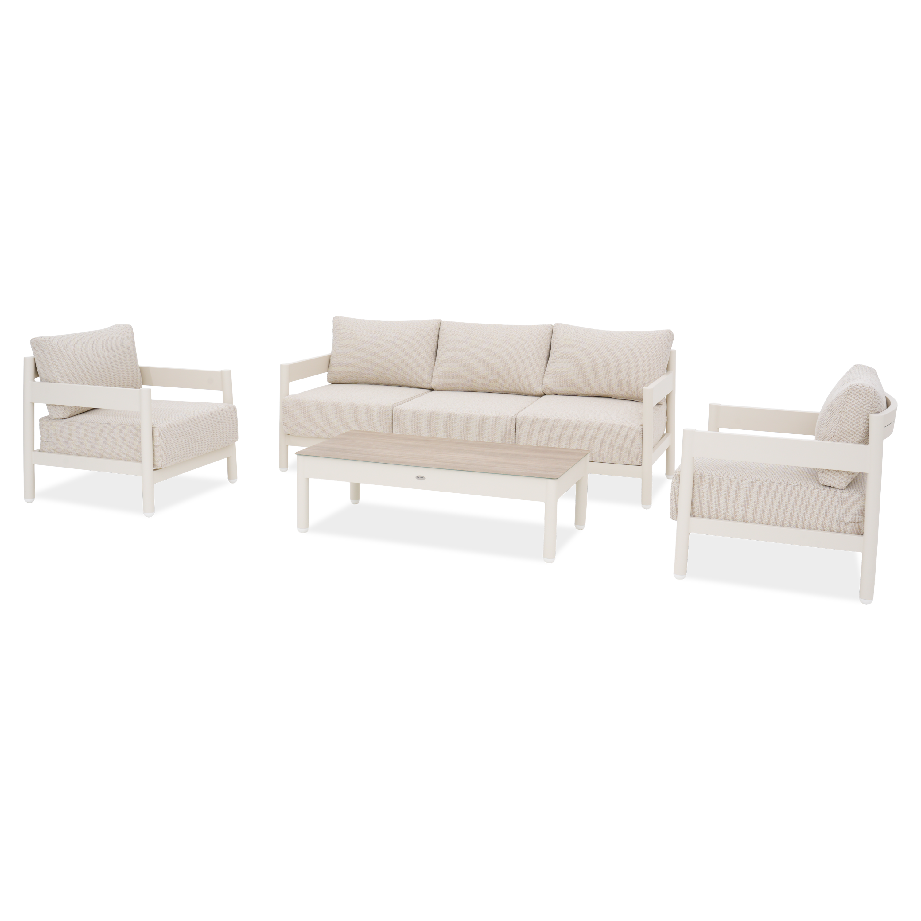 Hliníkový set nábytku TREVIO CAFFE Beige - FURRORE