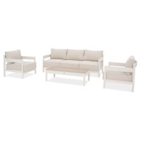 Hliníkový set nábytku TREVIO CAFFE Beige - FURRORE