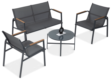 Meble balkonowe Mango Dark Grey