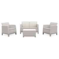 Záhradný set nábytku Scandi Forma Pebble Grey-Soft Beige/oat - Keter