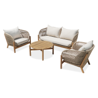 Záhradný nábytok BERGEN CAFFE Acacia Wood - Bjørkka