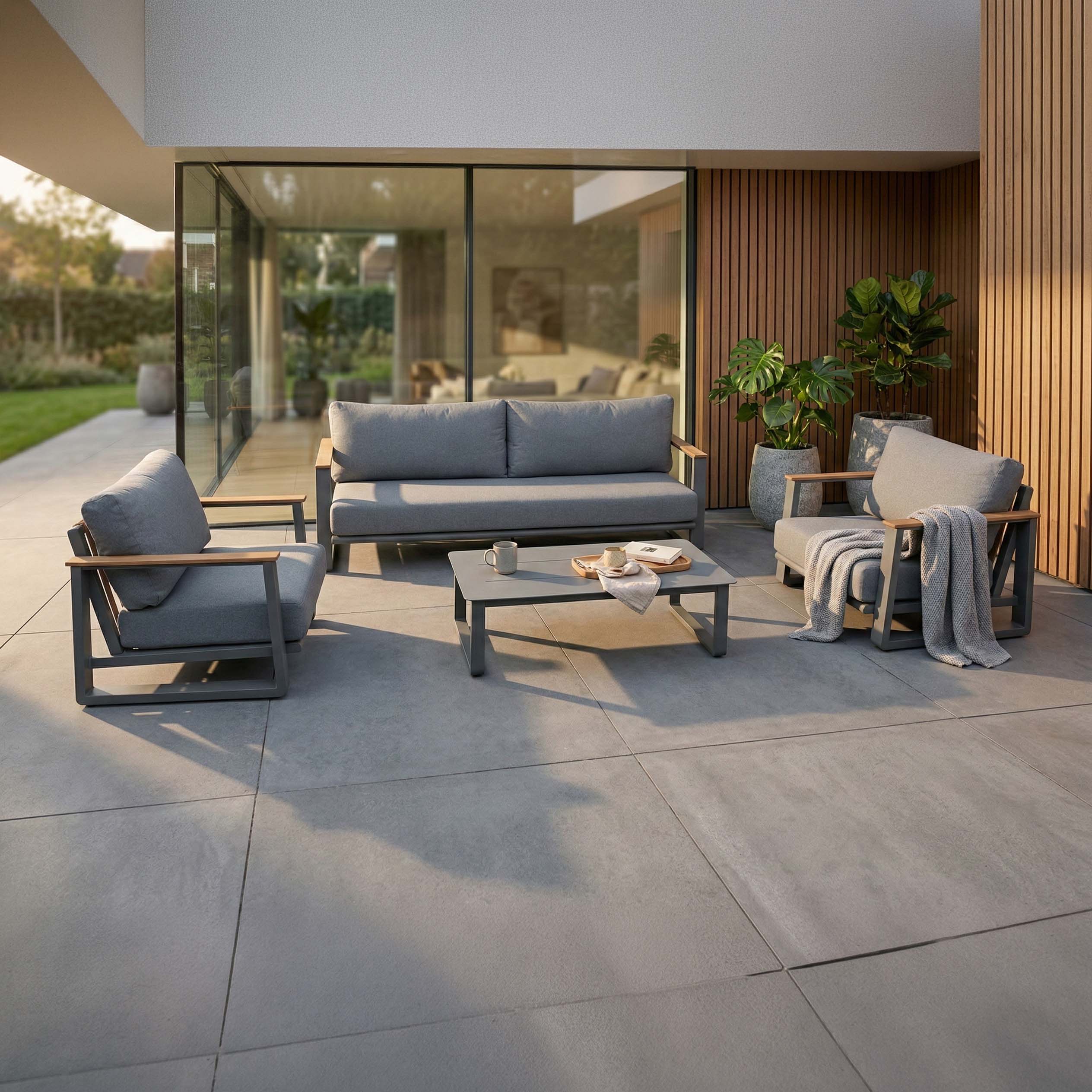 Záhradný set TENERIFE CAFFE Grey - FURRORE