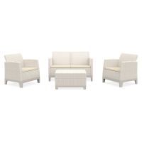 Záhradný set nábytku Scandi Forma Pebble Grey-Soft Beige/oat - Keter