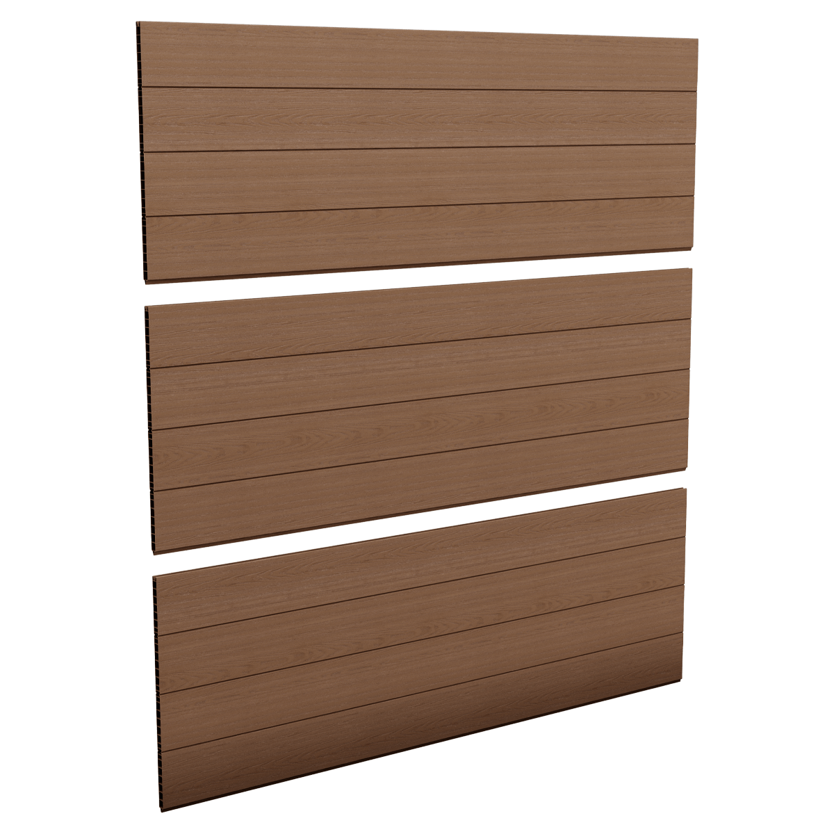 Sada 3 hnedých plotových panelov – miniatúra Keter
