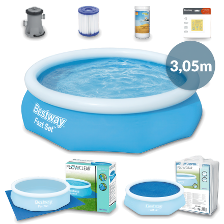 Bazénová súprava SplashFusion, 7 prvkov, 3,05 mx76 cm - BESTWAY