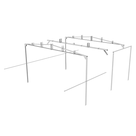 Zestaw wsporników do garażu KINGSTON