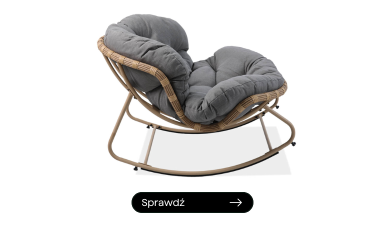 Hojdacie kreslo RODOS Natural/Grey &ndash; Focus Garden