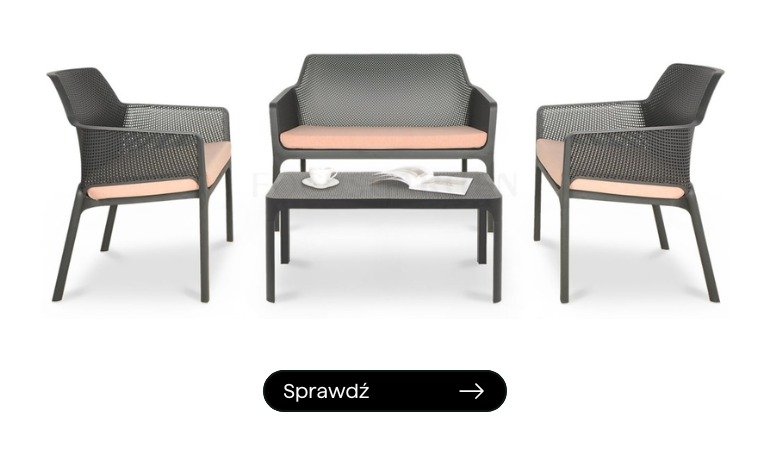 Komplet ogrodowy Nardi NET RELAX Antracite
