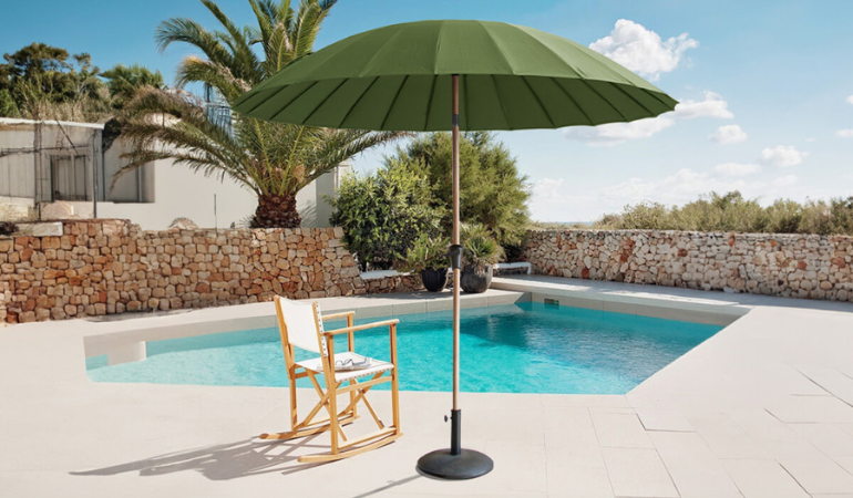 Z&aacute;hradn&yacute; slnečn&iacute;k PHUKET WOOD 2,8 m Dark Green
