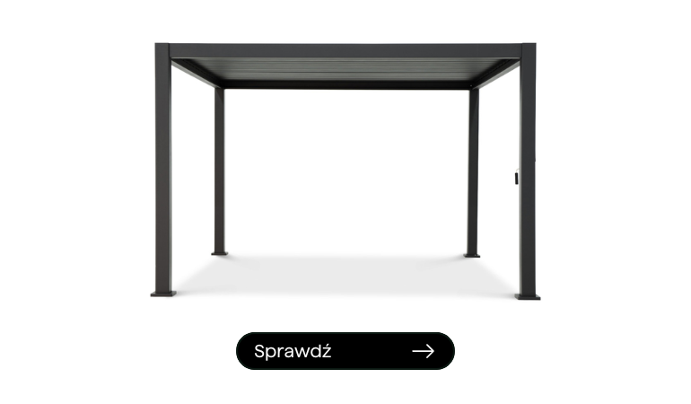 Hlin&iacute;kov&aacute; z&aacute;hradn&aacute; pergola Premium Anthracite 3x4 - Gutroof