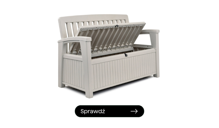 Lavica Keter Patio 227L biela