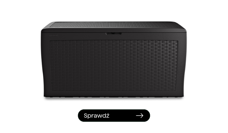 Balk&oacute;nov&yacute; box Keter SAMOA RATTAN BOX 270L Graphite