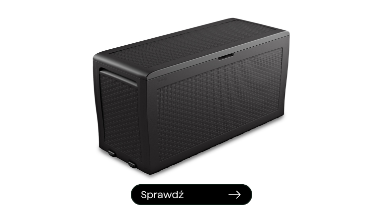 Balk&oacute;nov&yacute; box Keter SAMOA RATTAN BOX 270L Graphite