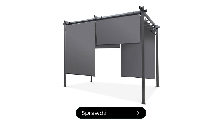 pergola do z&aacute;hrady s l&aacute;tkou namiesto lamiel