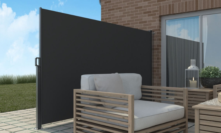 Vertik&aacute;lna bočn&aacute; mark&iacute;za 200x300 tmavo&scaron;ed&aacute; &ndash; FOCUS GARDEN