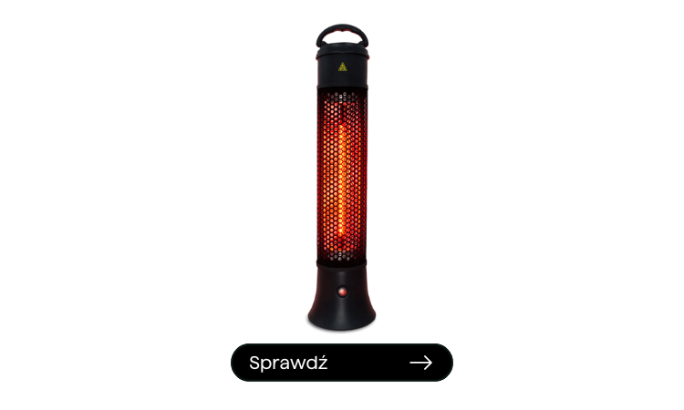 S&aacute;lav&yacute; stĺpov&yacute; ohrievač APUS Black