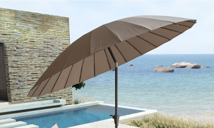 Z&aacute;hradn&yacute; slnečn&iacute;k PHUKET 2,8 m Taupe 