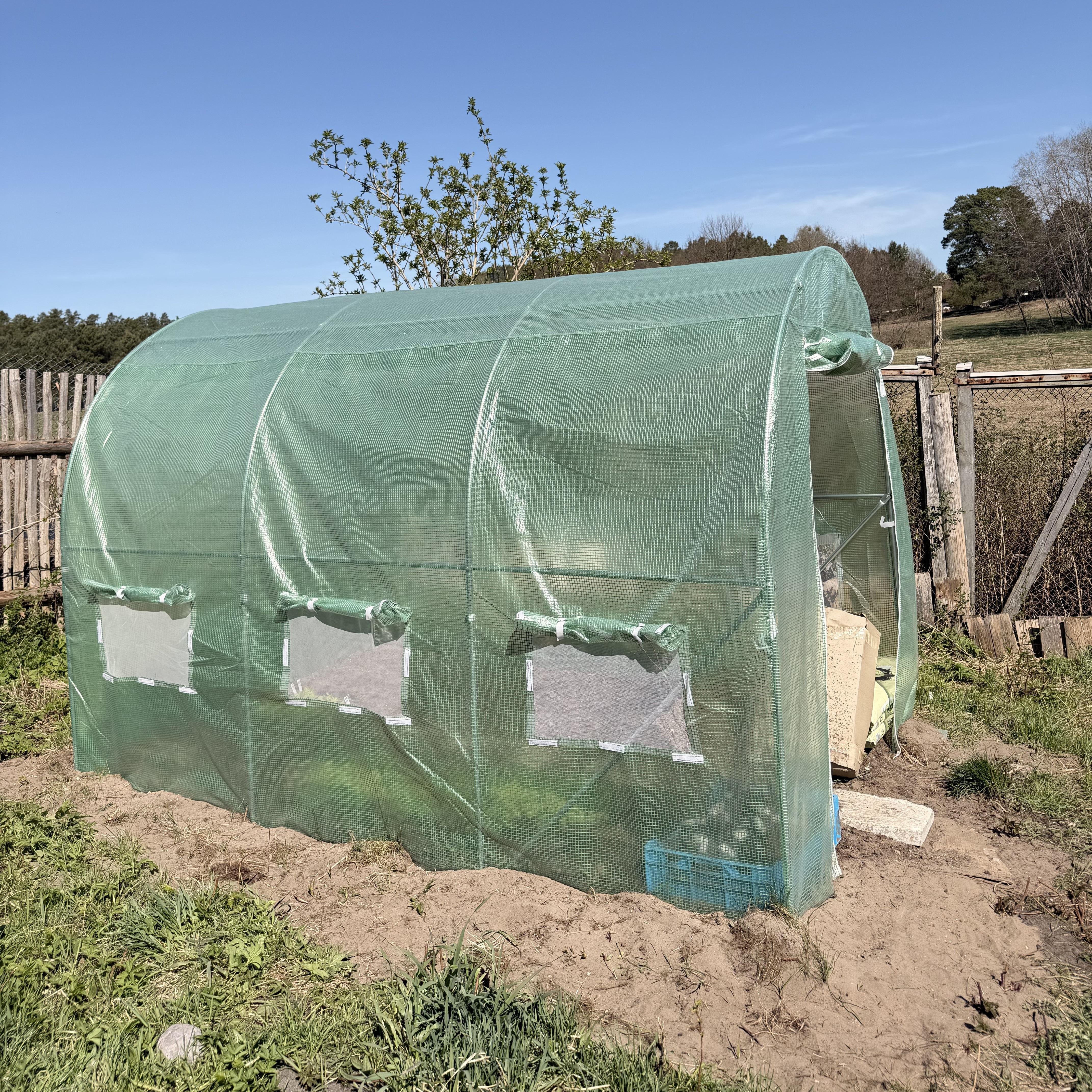 Záhradný fóliovník Cultivo 2x3 m (6 m2) - zelený fotografia realizácie 6