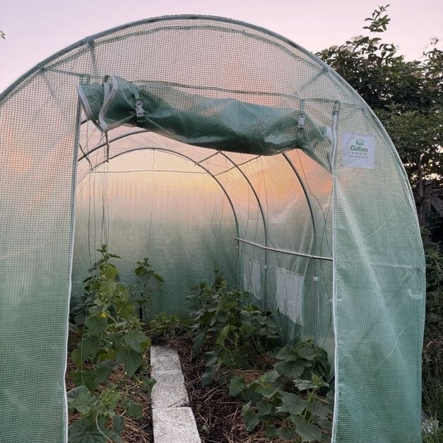 Záhradný fóliovník Cultivo 2x3 m (6 m2) - zelený fotografia realizácie 9