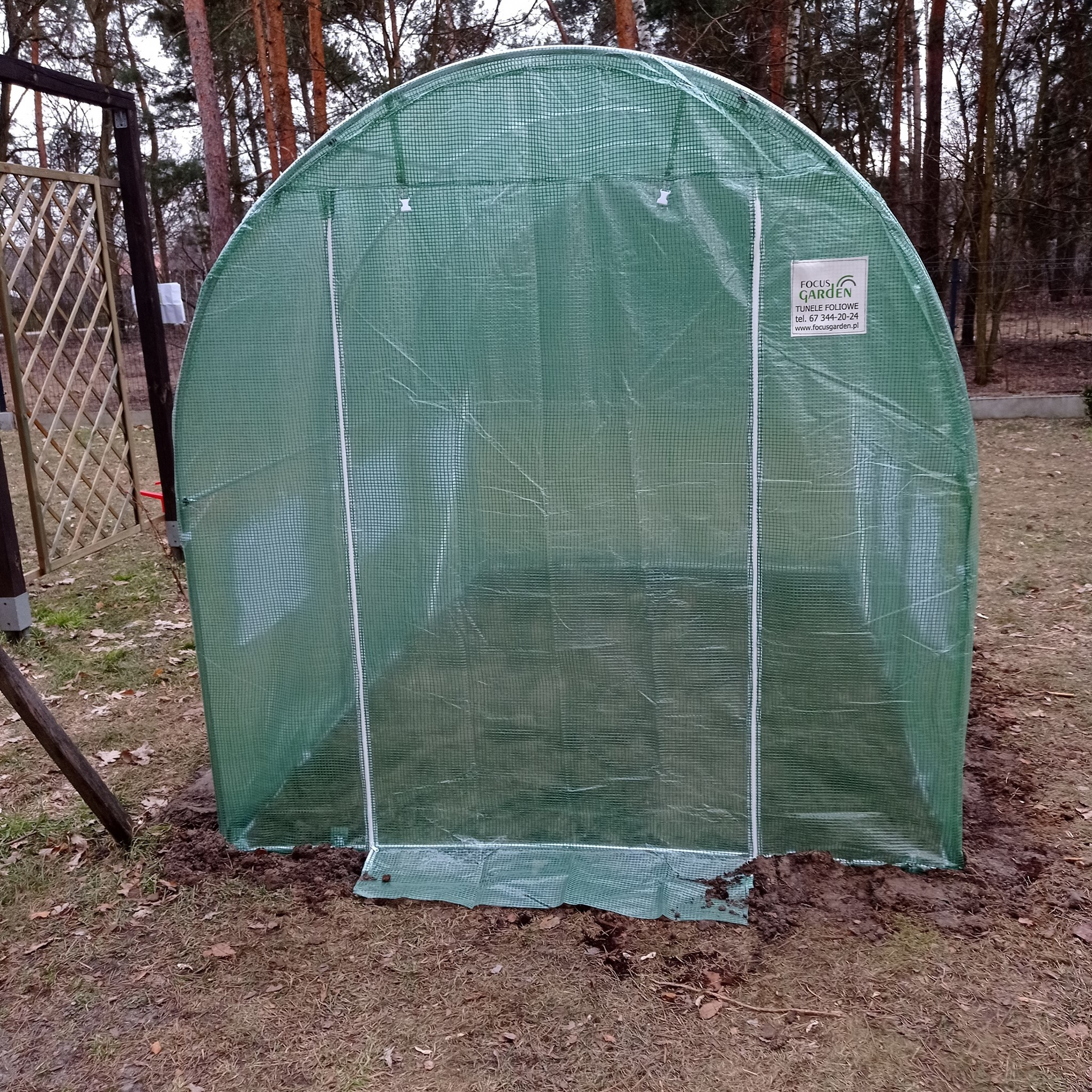 Záhradný fóliovník Cultivo 2x3 m (6 m2) - zelený fotografia realizácie 2