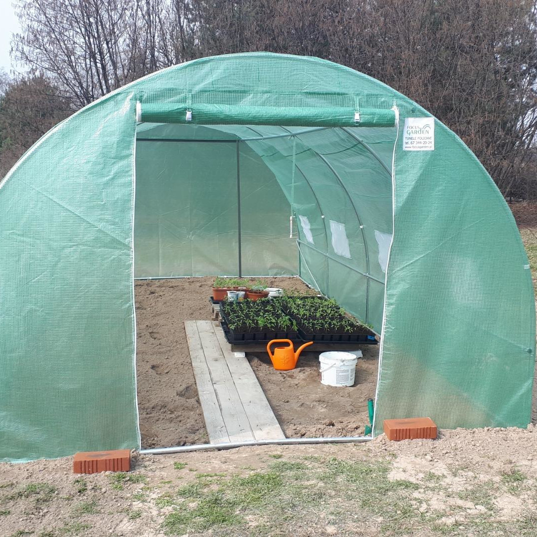 Záhradný fóliovník Cultivo 3x6 m (18 m2) zelený fotografia realizácie 2