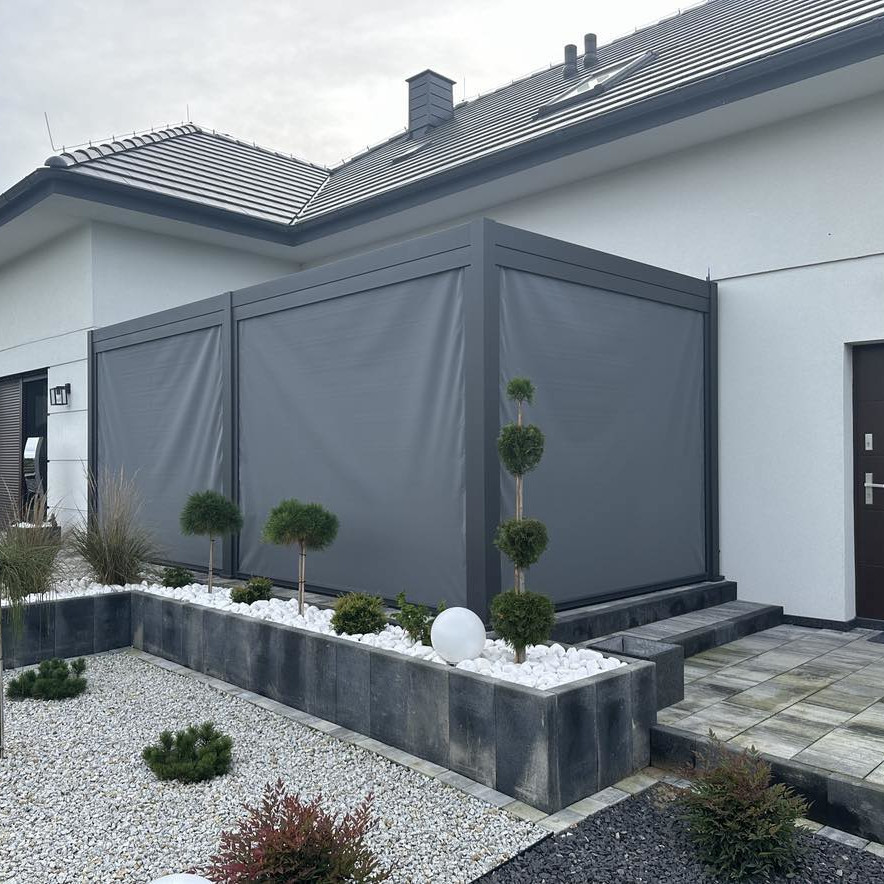 Hliníková pergola Gutroof Premium 3x6 m antracit fotografia realizácie 9