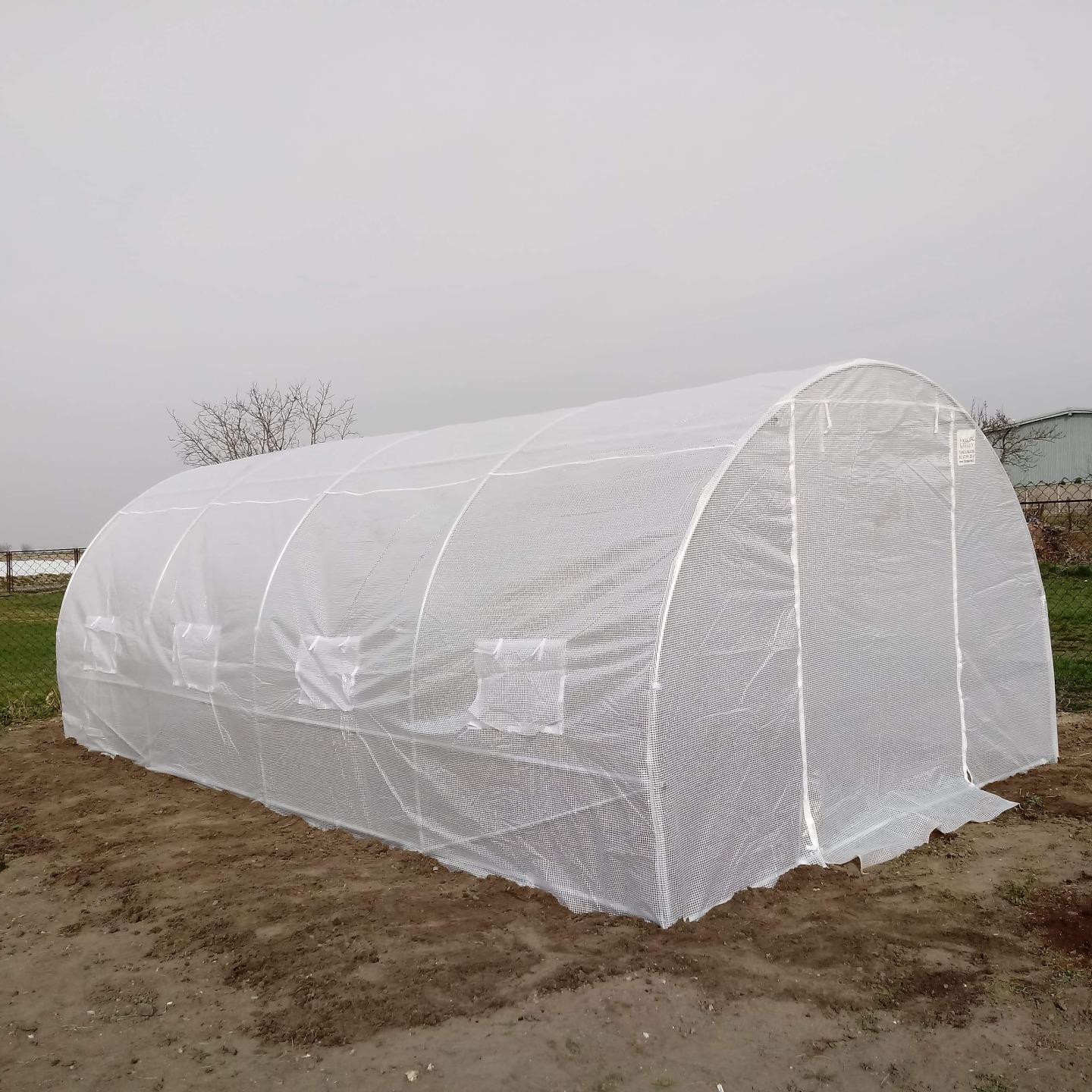 Záhradný fóliovník Cultivo 3x6 m (18 m2) biely fotografia realizácie 1