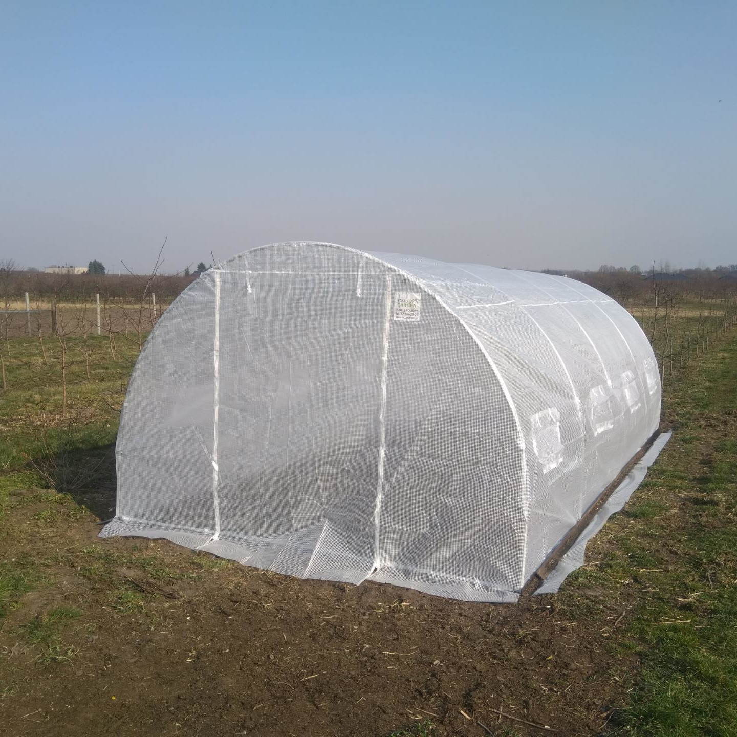Záhradný fóliovník Cultivo 3x6 m (18 m2) biely fotografia realizácie 3