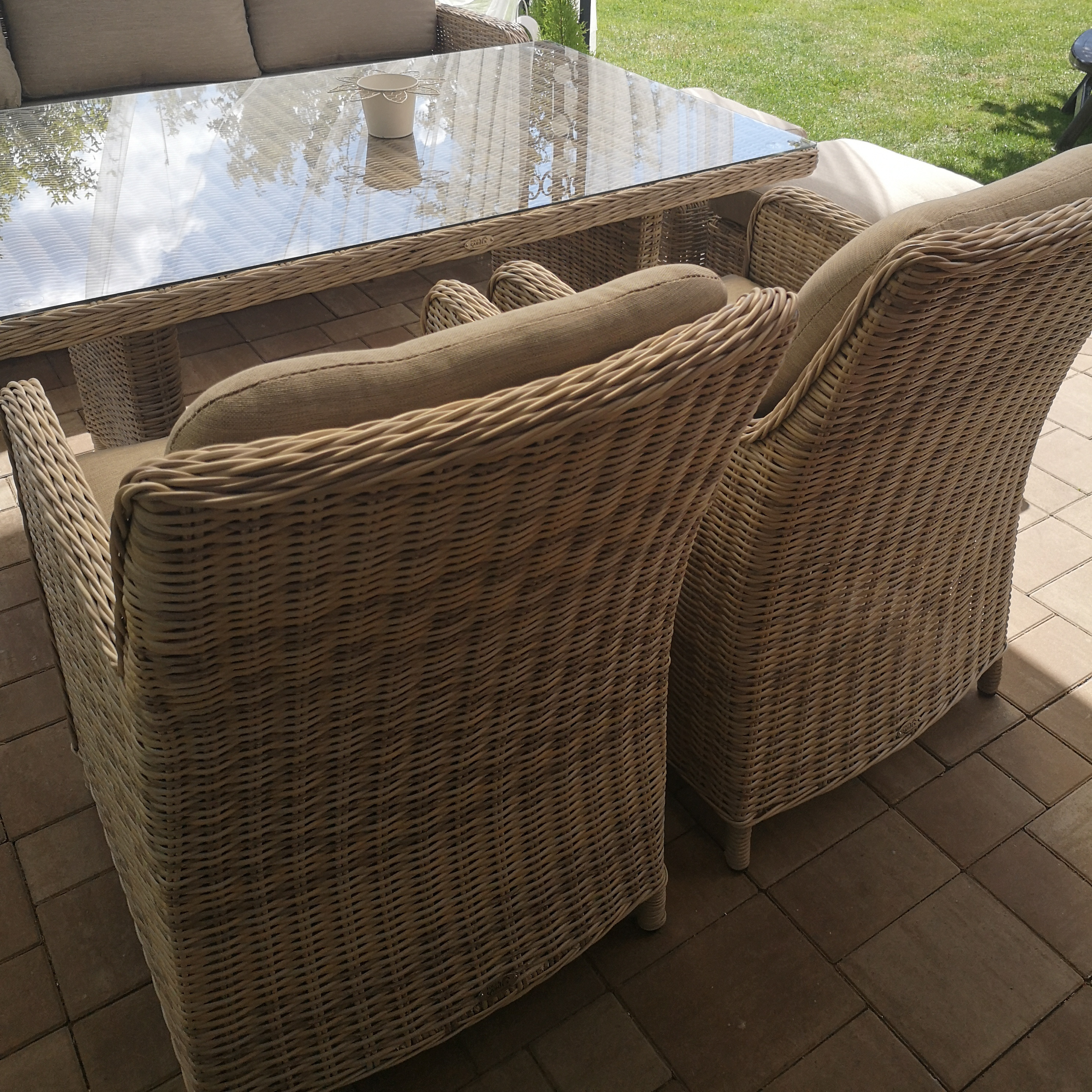 Záhradná rohová súprava BJORKKA Maryland Beige fotografia realizácie 8