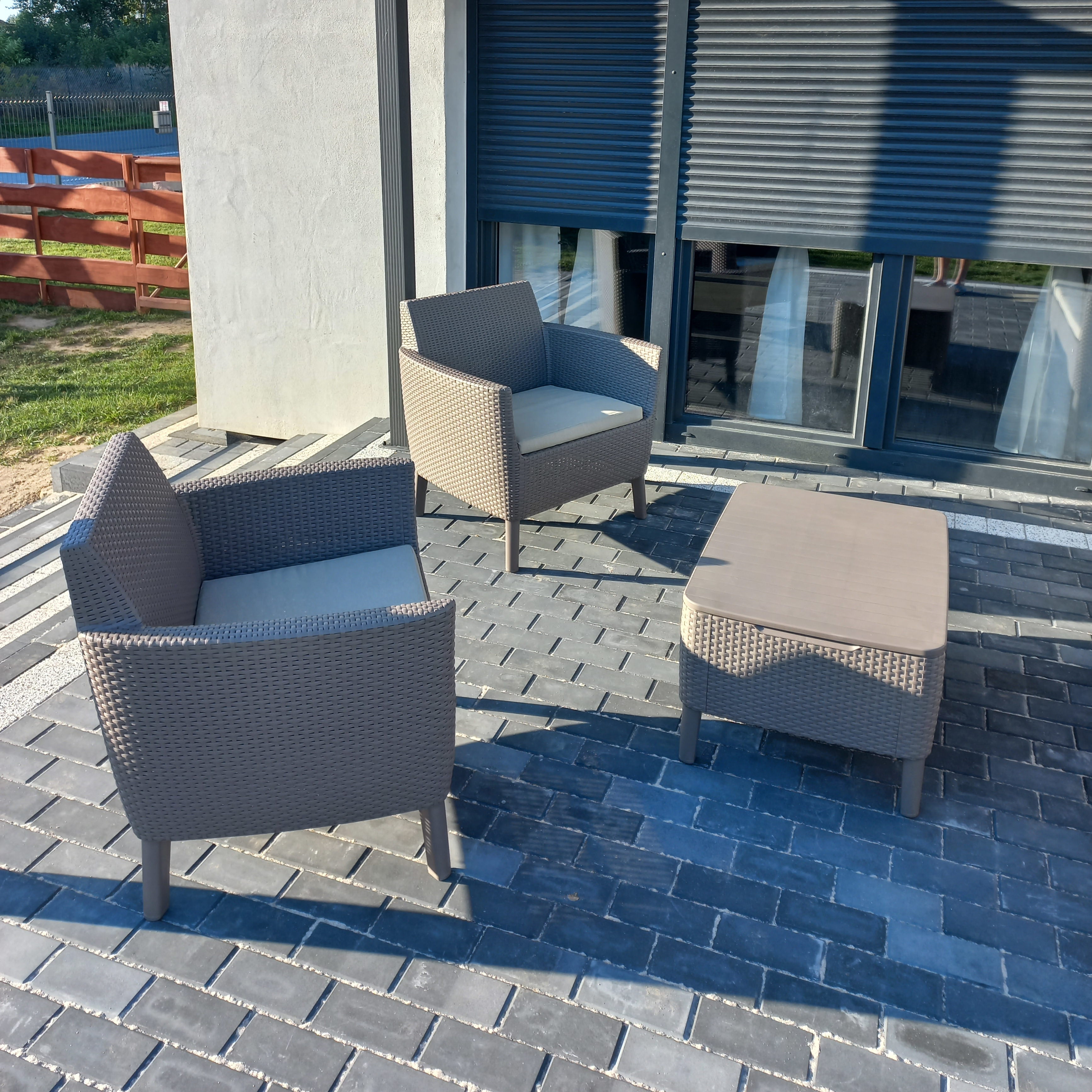 Záhradný set Keter Salemo 3+1 Cappuccino fotografia realizácie 3