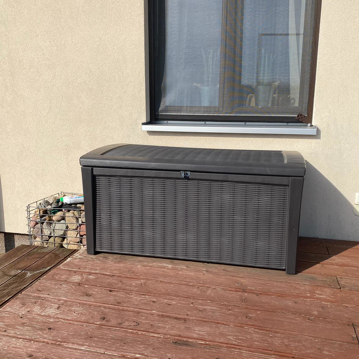 Záhradný úložný box Keter Borneo 416L, grafit fotografia realizácie 1
