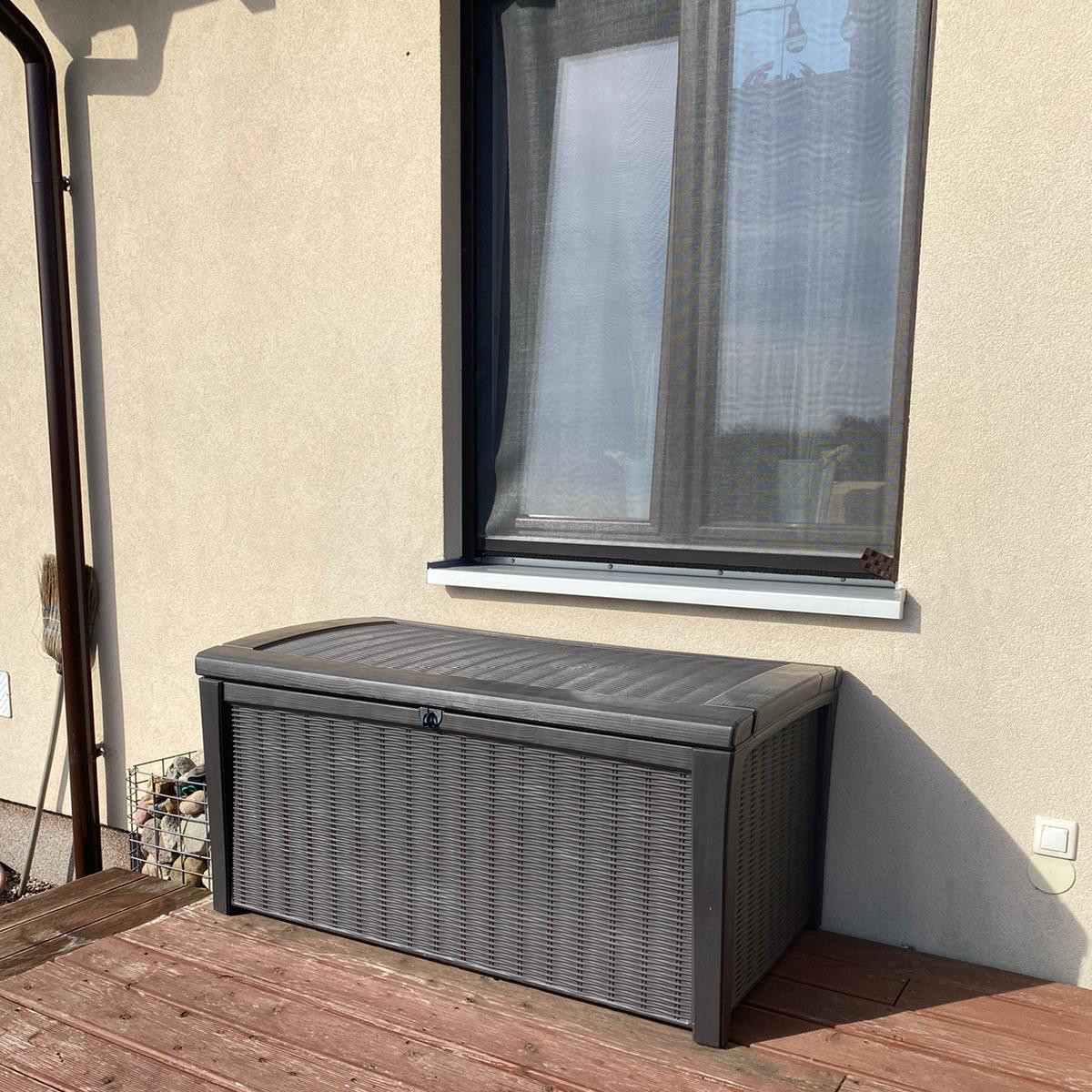 Záhradný úložný box Keter Borneo 416L, grafit fotografia realizácie 3