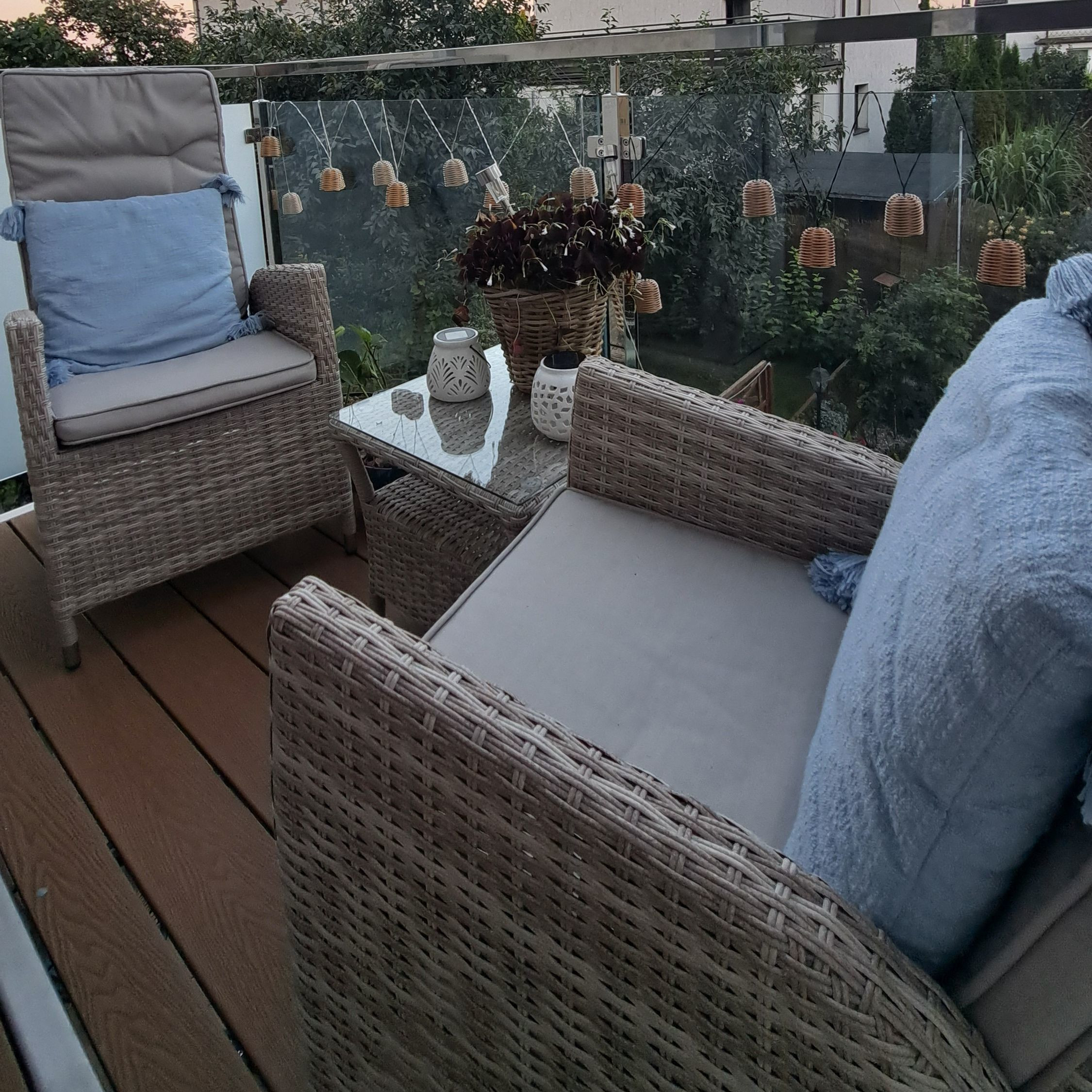 Záhradná zostava Focus Garden MALTA DUO Beige fotografia realizácie 3
