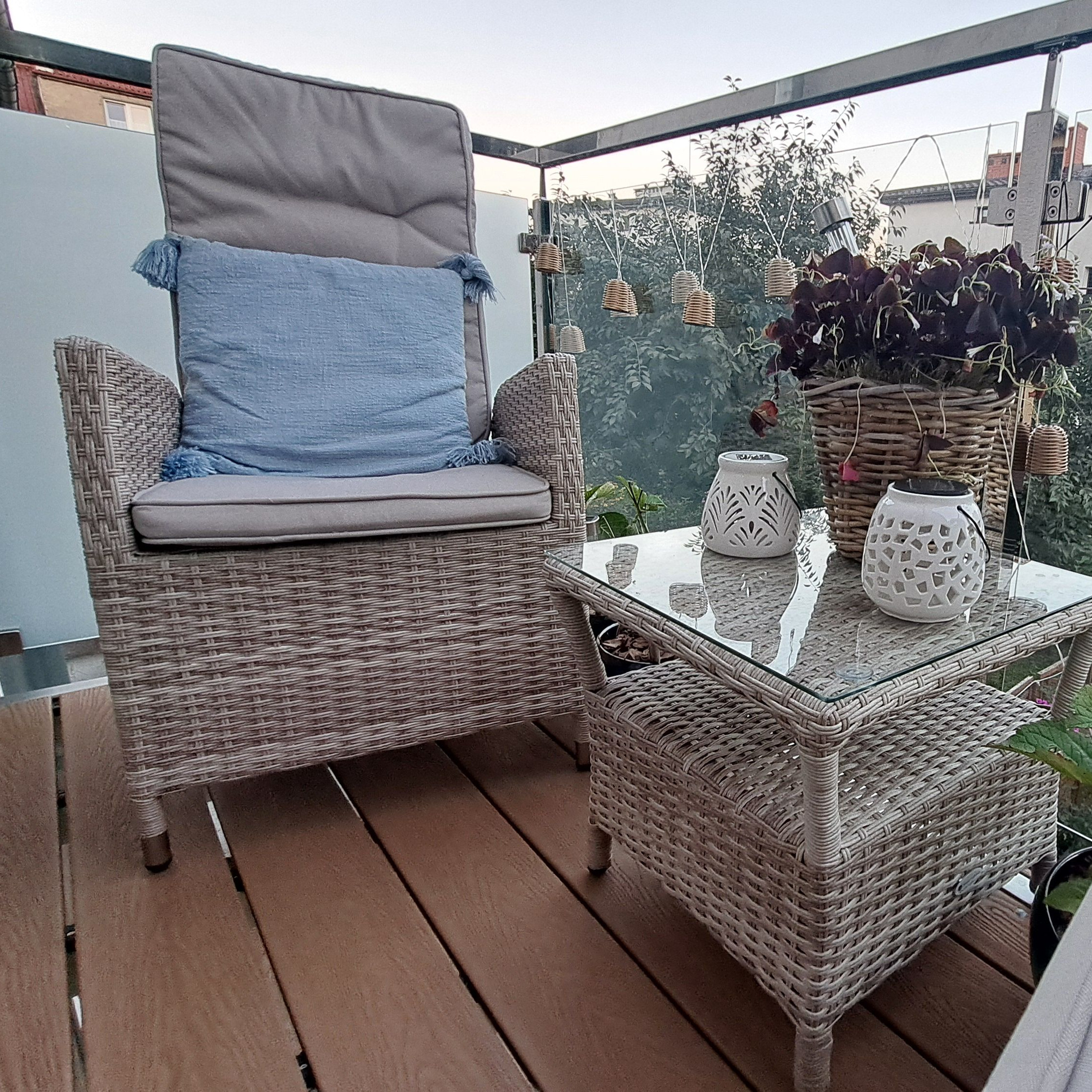 Záhradná zostava Focus Garden MALTA DUO Beige fotografia realizácie 5