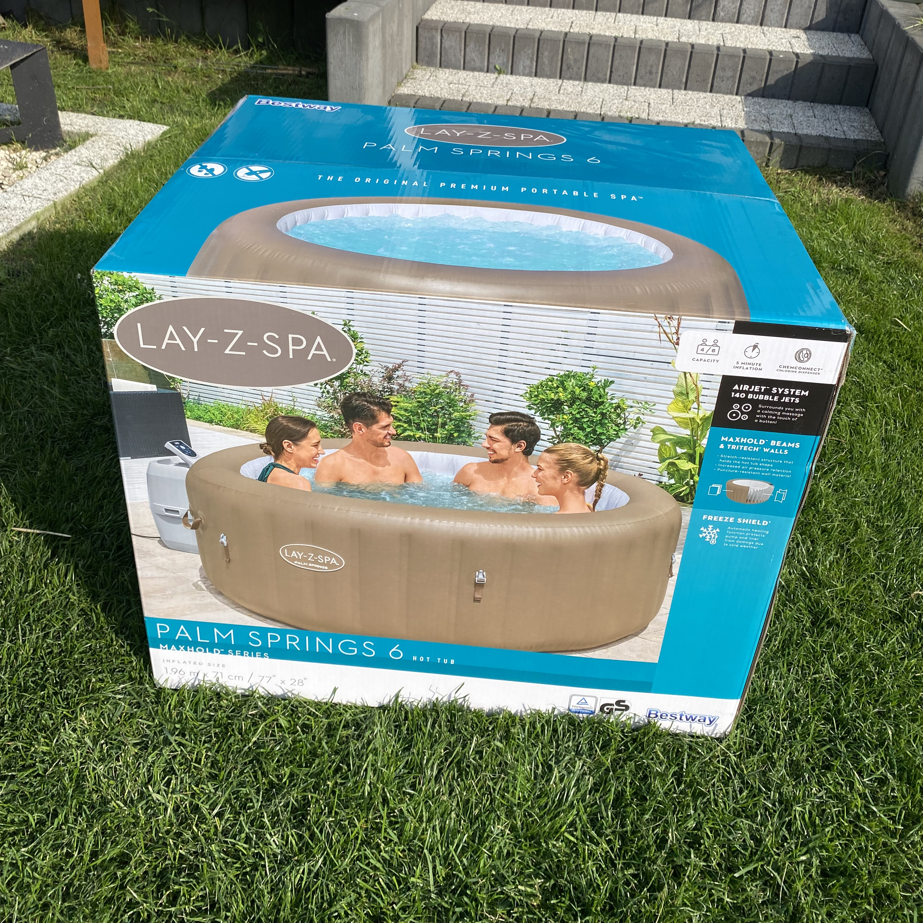 Nafukovacia vírivka Bestway Palm Springs AirJet fotografia realizácie 4