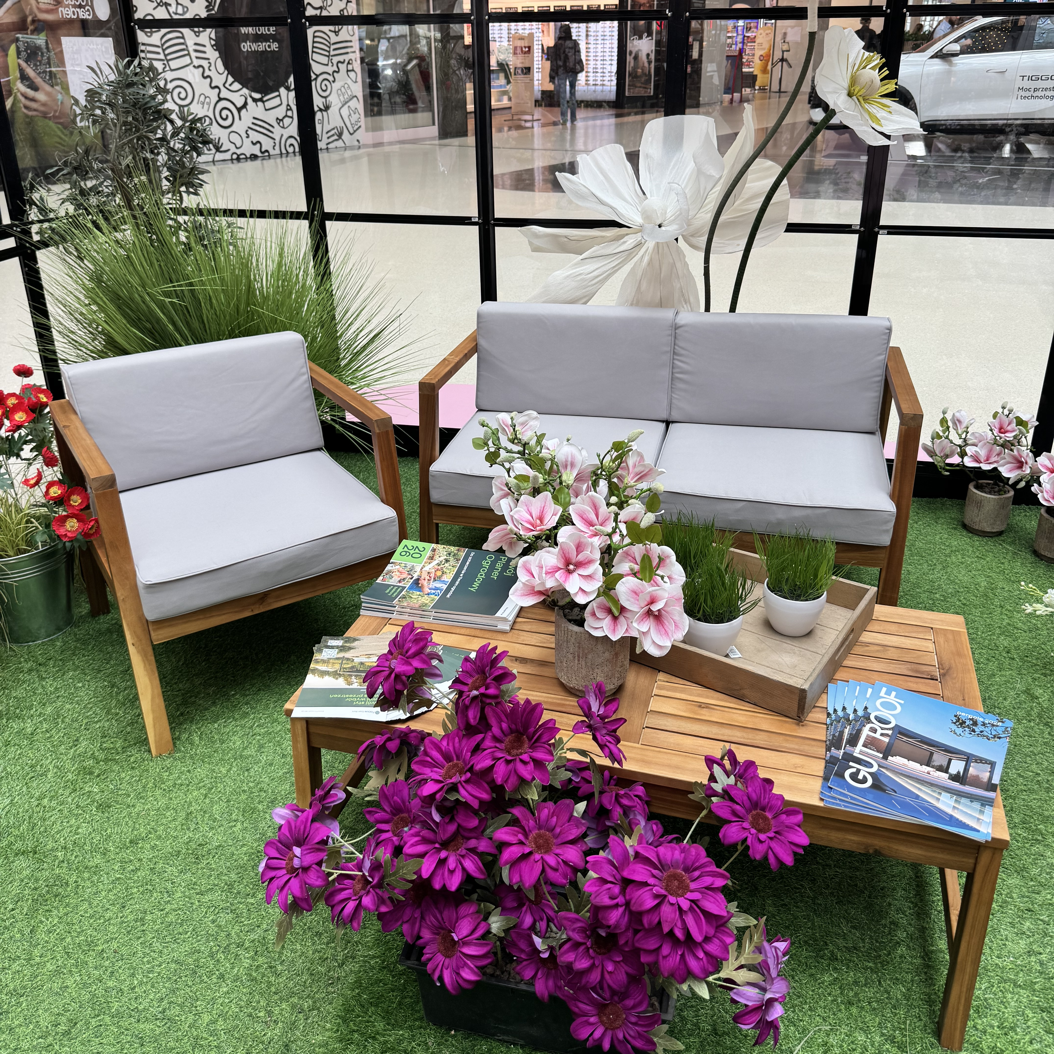 Zostava záhradného nábytku MALMO CAFFE Akáciové drevo - Bjørkka fotografia realizácie 1