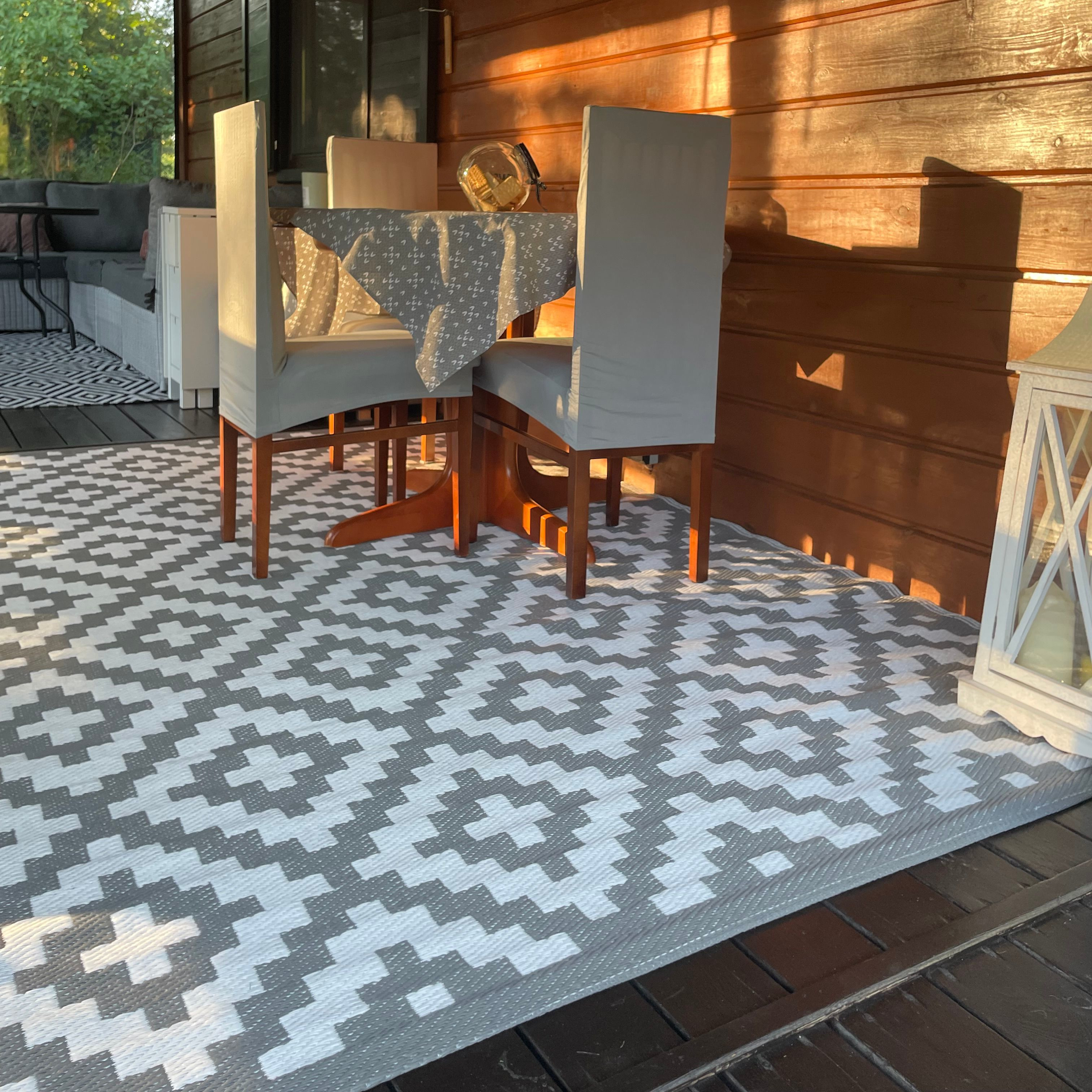 Vonkajší koberec 180x270cm Scandi Grey - MOODME fotografia realizácie 2