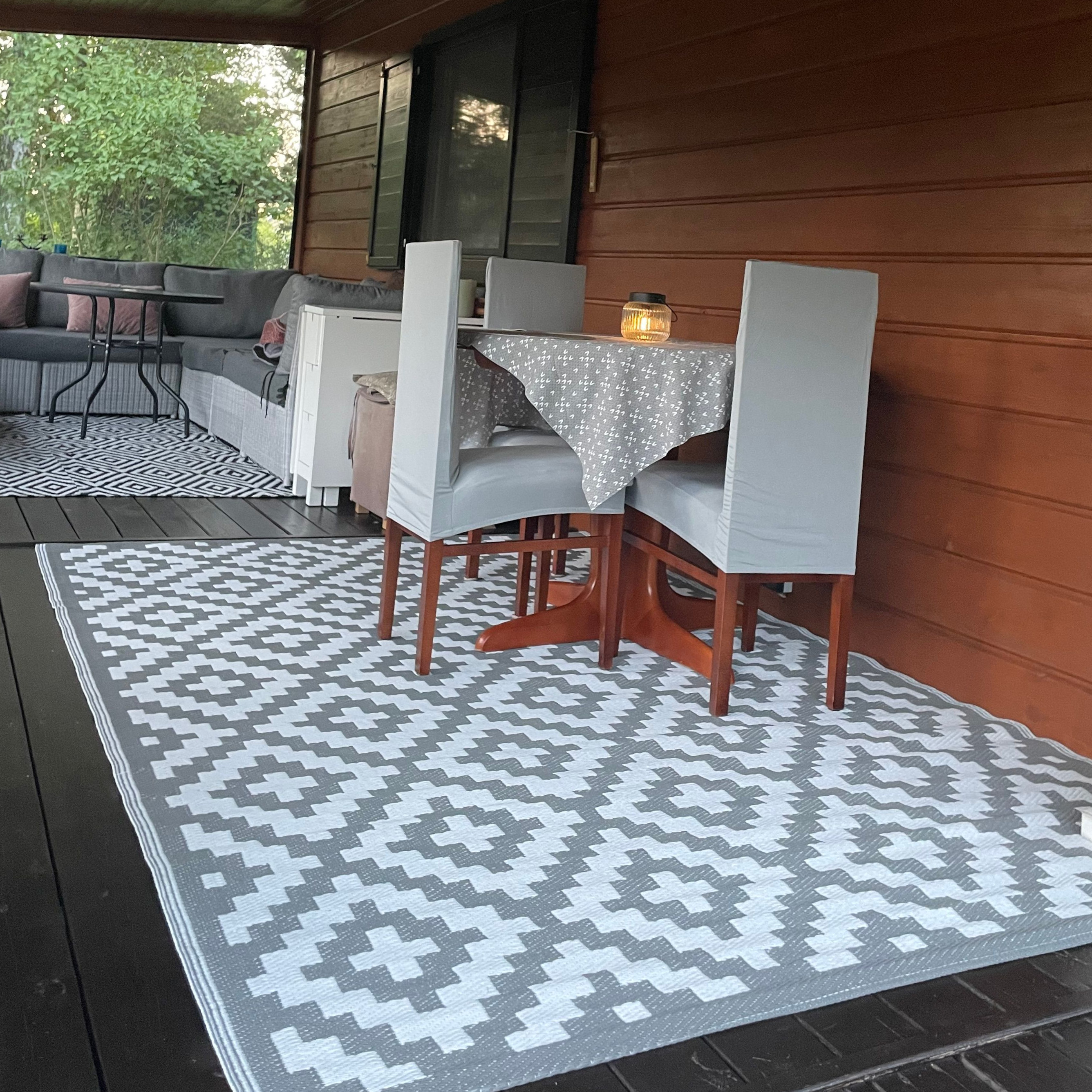 Vonkajší koberec 180x270cm Scandi Grey - MOODME fotografia realizácie 3